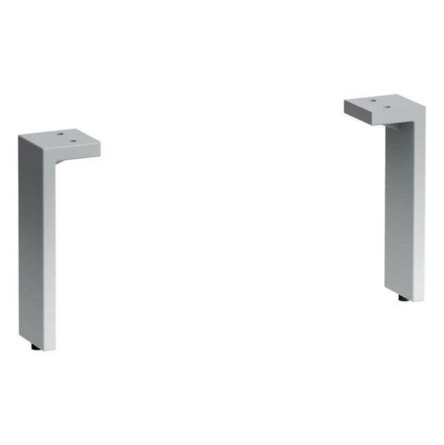 Laufen - Set of adjustable feet (2 pieces), anodized aluminum surface - Chrome