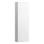 Laufen - Tall Cabinet with 1 door, door hinge right, 4 glass shelves - White Matte