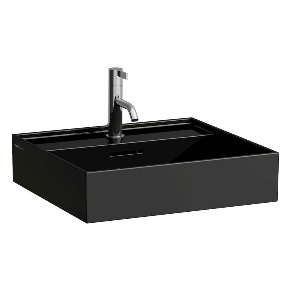Laufen - Washbasin, wall mounted - Glossy Black