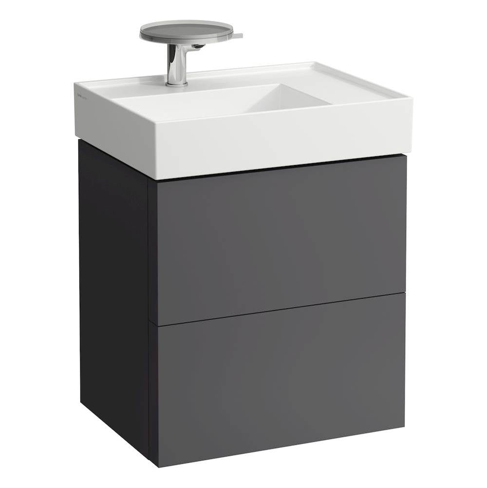 Washbasin, shelf right, with concealed outlet, w/o overflow, wall mounted