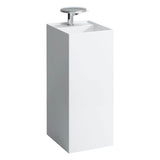 Laufen - Freestanding washbasin with concealed outlet, w/o overflow - Glossy White