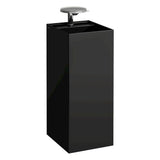 Laufen - Freestanding washbasin with concealed outlet, w/o overflow - Glossy Black