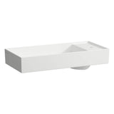 Laufen - Bowl washbasin with tap bank, with concealed outlet, w/o overflow - Matte White