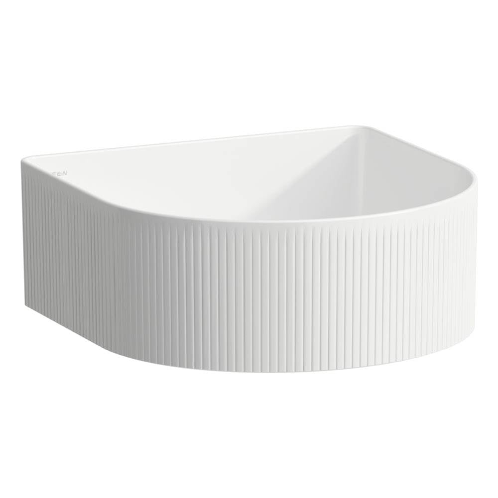 Laufen - Washbasin Bowl with texture, Counter Mounted - Matte White
