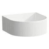 Laufen - Washbasin Bowl with texture, Counter Mounted - Matte White