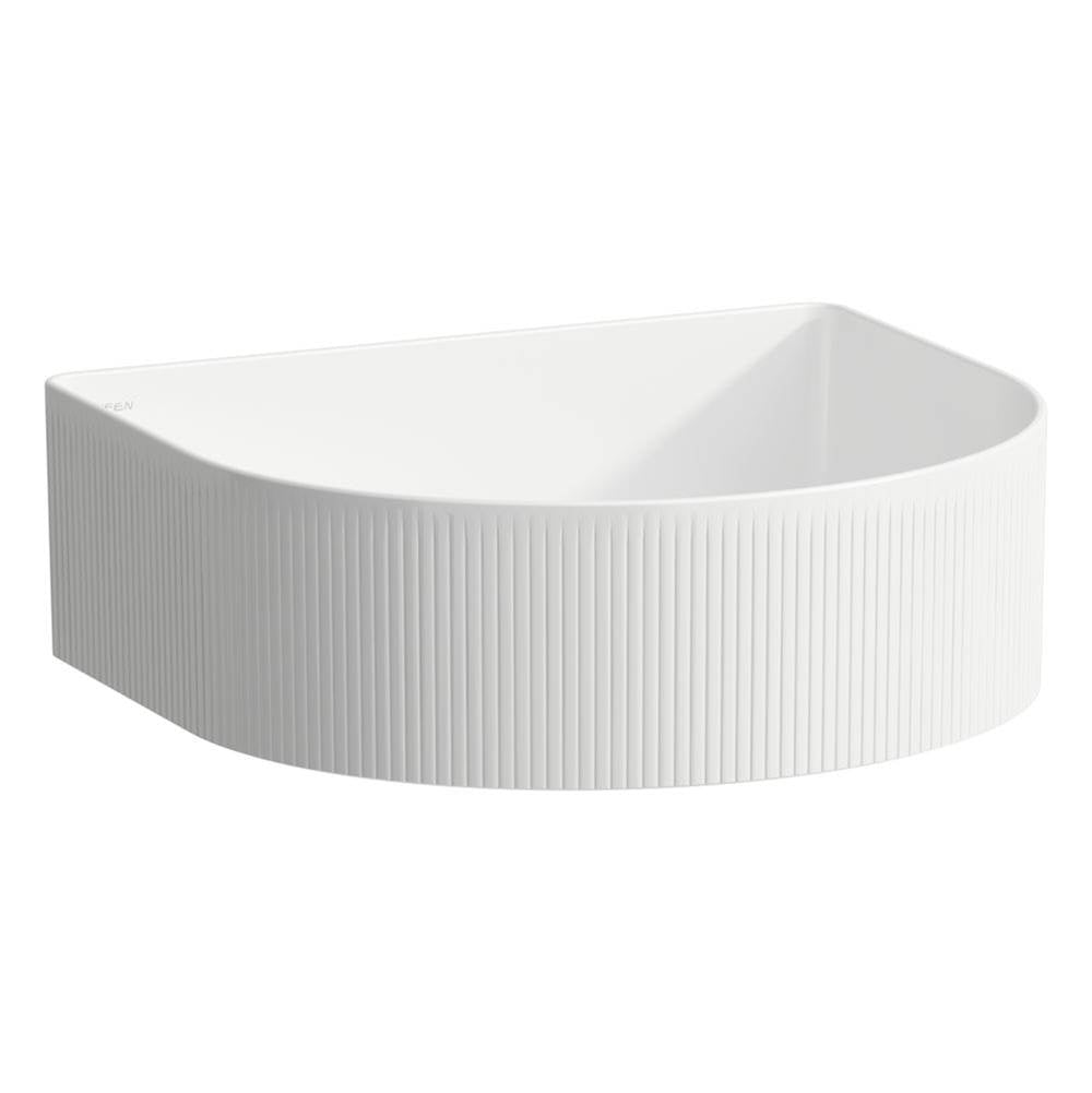 Laufen - Washbasin Bowl with texture, Counter Mounted - Matte White