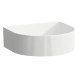 Laufen - Washbasin Bowl with texture, Counter Mounted - Matte White