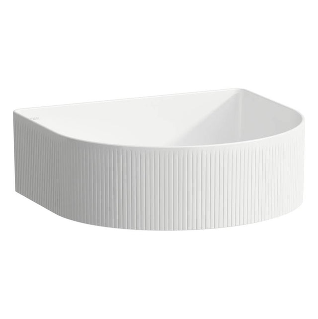 Laufen - Washbasin Bowl with texture, Counter Mounted - Matte White