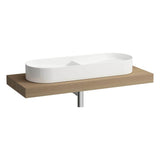Double Washbasin Bowl, Counter Mounted