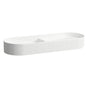 Laufen - Double Washbasin Bowl with texture, Counter Mounted - Matte White