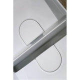 Double Washbasin Bowl with texture, Counter Mounted