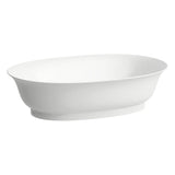 Laufen - Bowl washbasin, oval - without overflow - Optional ceramic drain & cover - Matte White
