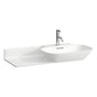 Laufen - Washbasin console, shelf left, wall mounted - Matte White