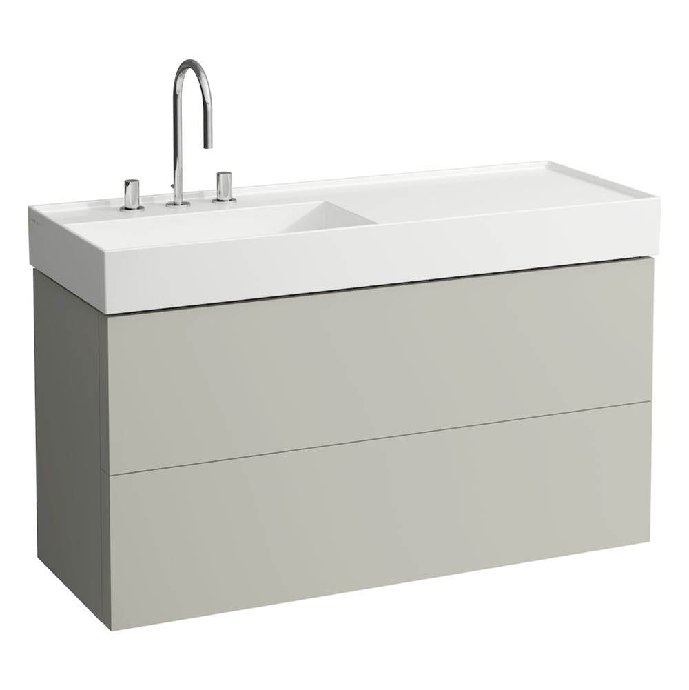 Washbasin, shelf right, with concealed outlet, w/o overflow, wall mounted
