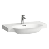 Laufen - Washbasin Console, wall mounted - Optional ceramic drain & cover - Matte White