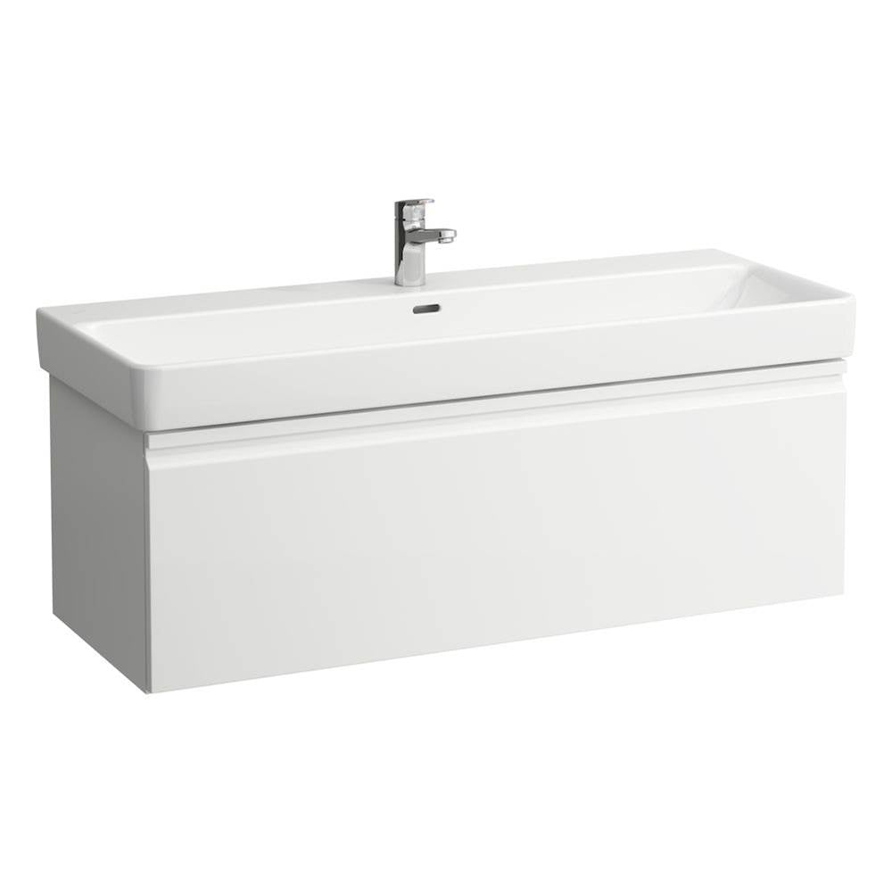 Washbasin, also usable as double washbasin, wall mounted