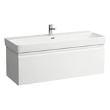 Washbasin, also usable as double washbasin, wall mounted