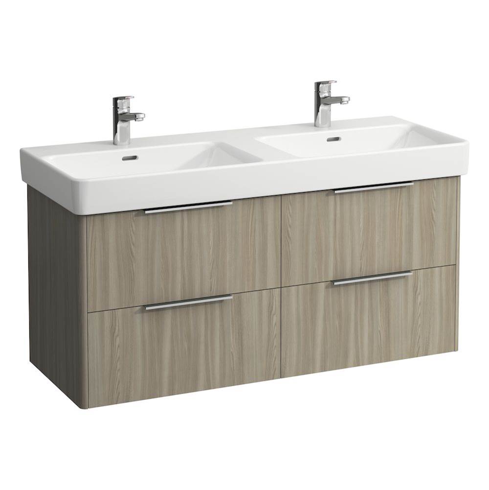 Double Washbasin Console, wall mounted