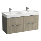Double Washbasin Console, wall mounted