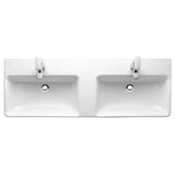 Double Washbasin Console, wall mounted