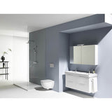 Double Washbasin Console, wall mounted