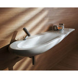Washbasin, Shelf Right, Incl. Ceramic Waste Cover, Wall Mounted