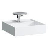 Laufen - Small washbasin with concealed outlet, w/o overflow, wall mounted - Glossy White
