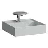 Laufen - Small washbasin with concealed outlet, w/o overflow, wall mounted - Matte Grey