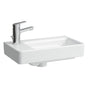 Laufen - Small washbasin, tap bank left, wall mounted - Glossy White
