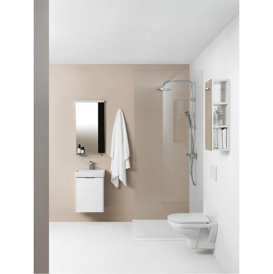 Small washbasin, wall mounted