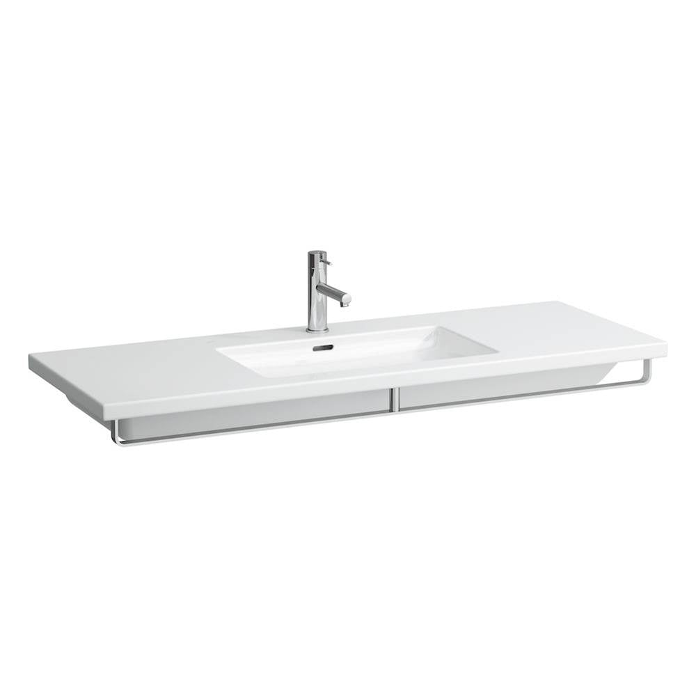 Washbasin, cutable to 26'', wall mounted