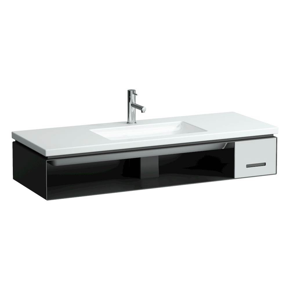 Washbasin, cutable to 26'', wall mounted