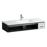 Washbasin, cutable to 26'', wall mounted