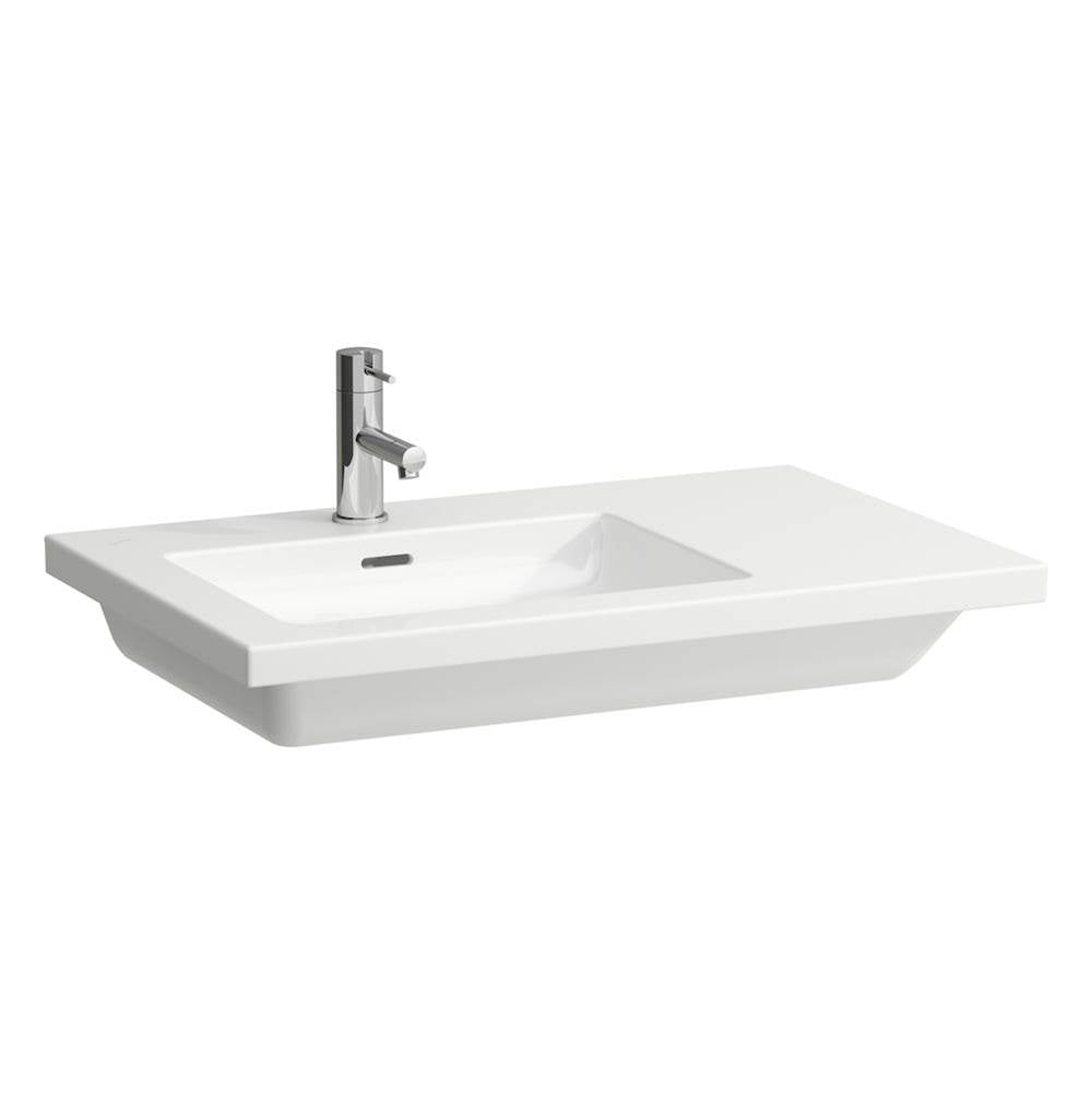 Laufen - Washbasin console, shelf right, wall mounted - Glossy White