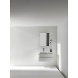 Washbasin console, shelf right, wall mounted