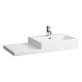 Laufen - Washbasin, shelf left, wall mounted - Glossy White