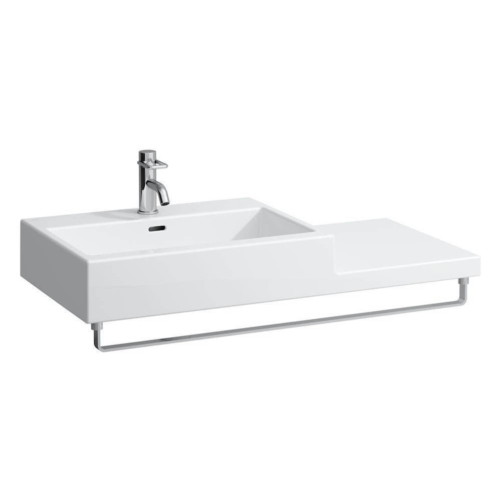 Washbasin, shelf right, wall mounted