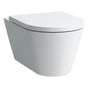 Laufen - Wall hanging Water Closet Bowl, rimless, washdown - Matte White