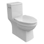 Laufen - One-piece Water Closet, Single-Flush, left hand lever, siphonic action, including seat and cover PP, removable, with lowering system - Glossy White