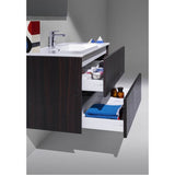 Combipack 1000 mm, washbasin ''slim'' with vanity unit ''Base'' with 2 drawers, incl. drawer organizer, wall mounted