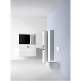 Combipack 1200 mm, washbasin ''slim'' with vanity unit ''Base'' with 2 drawers, incl. drawer organizer, wall mounted