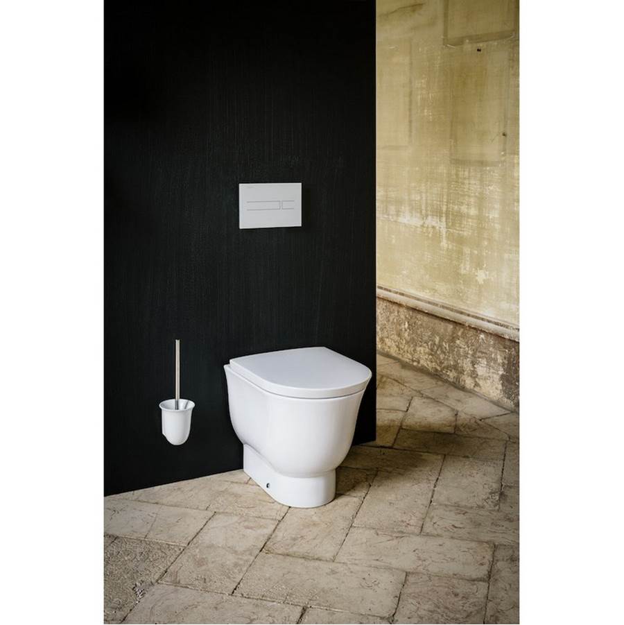Ceramic toilet brush holder, incl. toilet brush