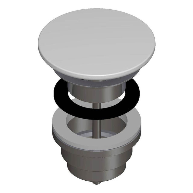 Laufen - Open waste valve with SaphirKeramik cover - Matte Grey