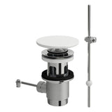 Laufen - Pop-up drain valve with pull lever with SaphirKeramik Cover - Matte Grey