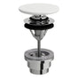 Laufen - Push-open drain valve with SaphirKeramik Cover - Matte Grey