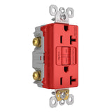 radiant Spec-Grade 20A Tamper-Resistant Self-Test GFCI Receptacle, Red