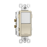 radiant Single-Pole/3-Way Switch with Night Light, Black