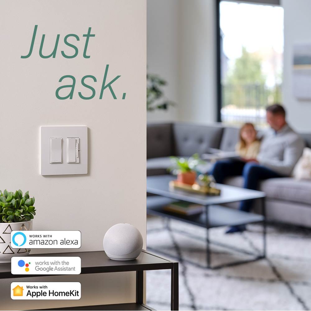 Home/Away Wireless Smart Switch with Netatmo, Light Almond