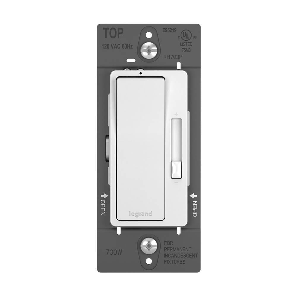 Legrand - radiant Incandescent Pole/3-Way Dimmer, White - White