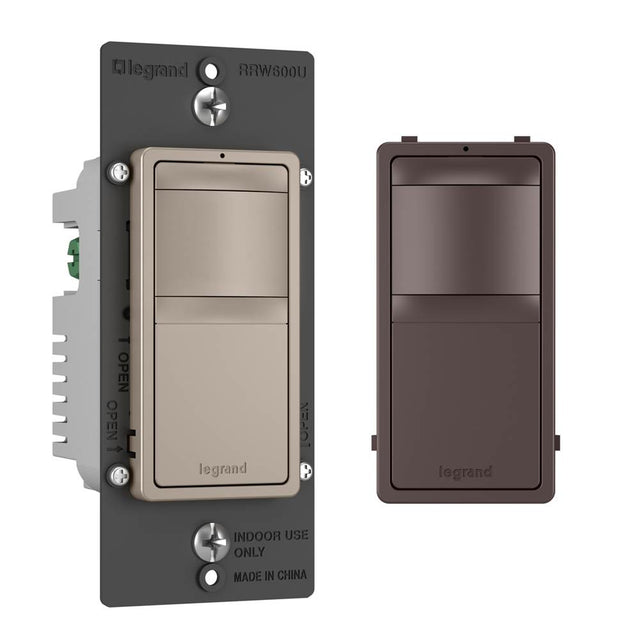 Legrand - radiant Single-Pole/3-Way Occupancy Sensor, Dark Bronze - Dark Bronze